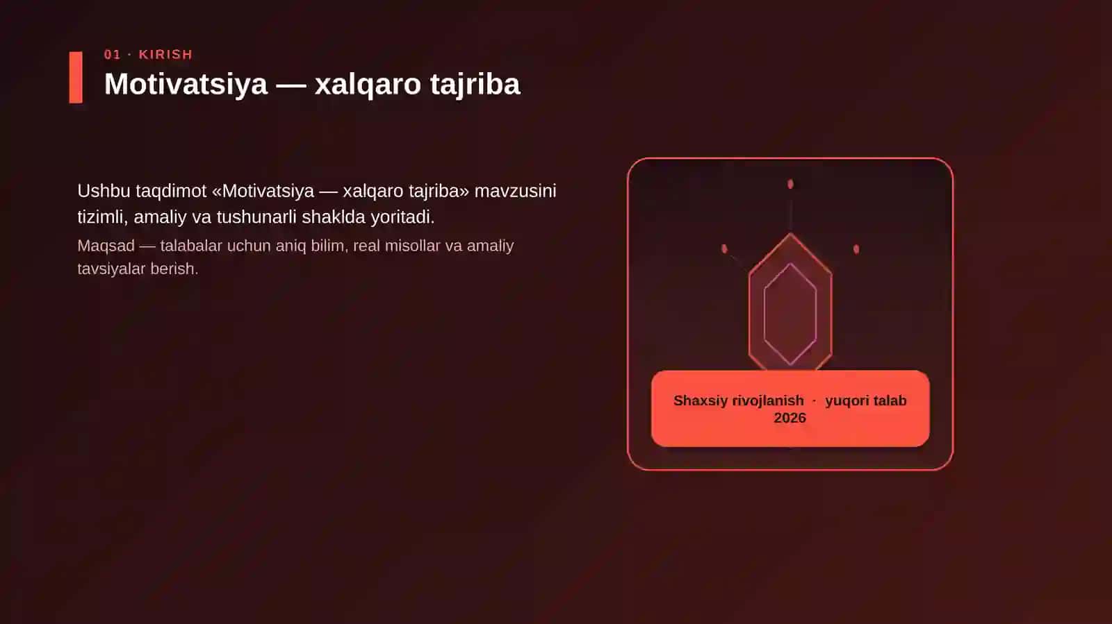 Motivatsiya — xalqaro tajriba 3