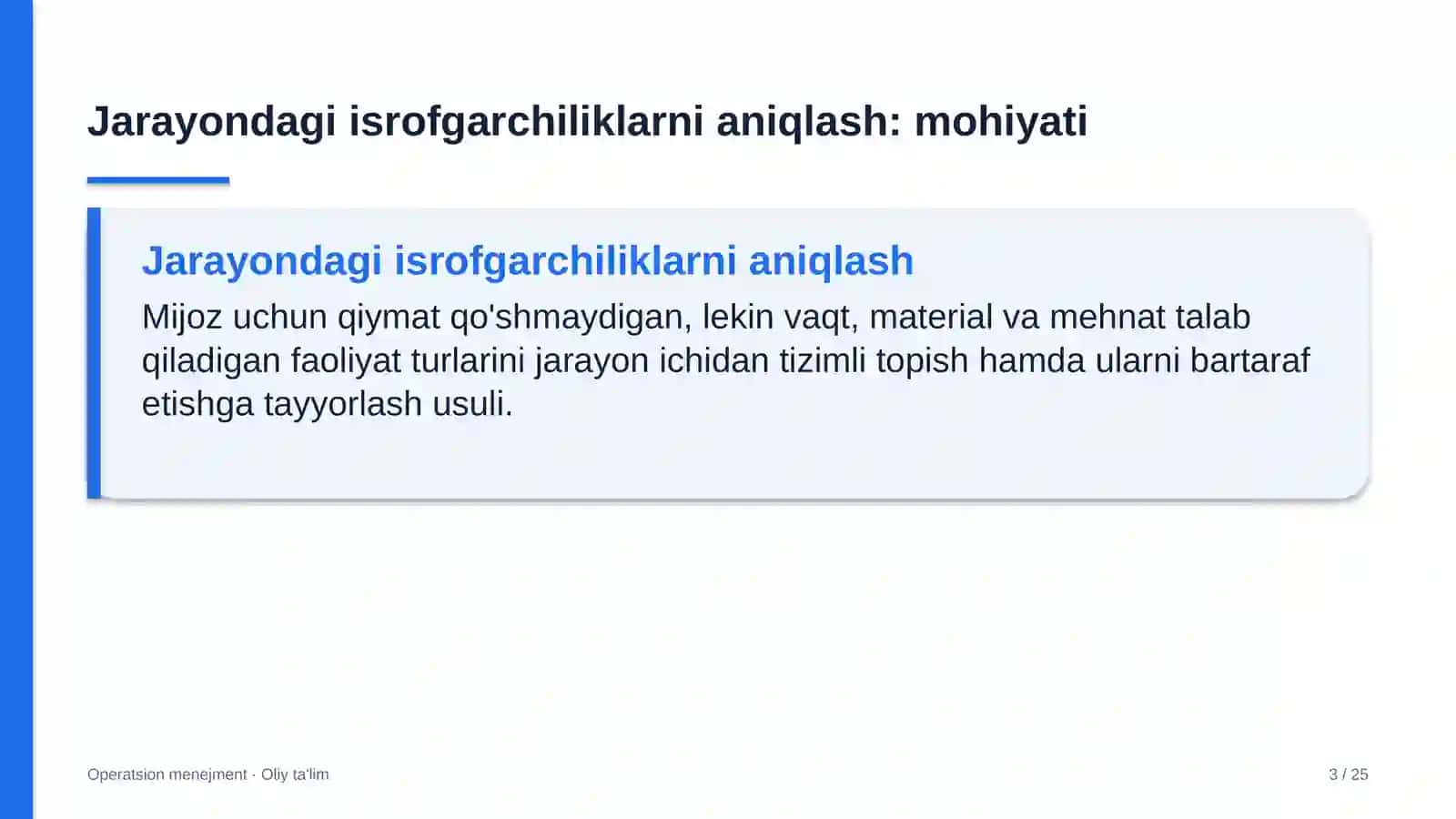 Elchixonalarda jarayondagi isrofgarchiliklarni aniqlash 3