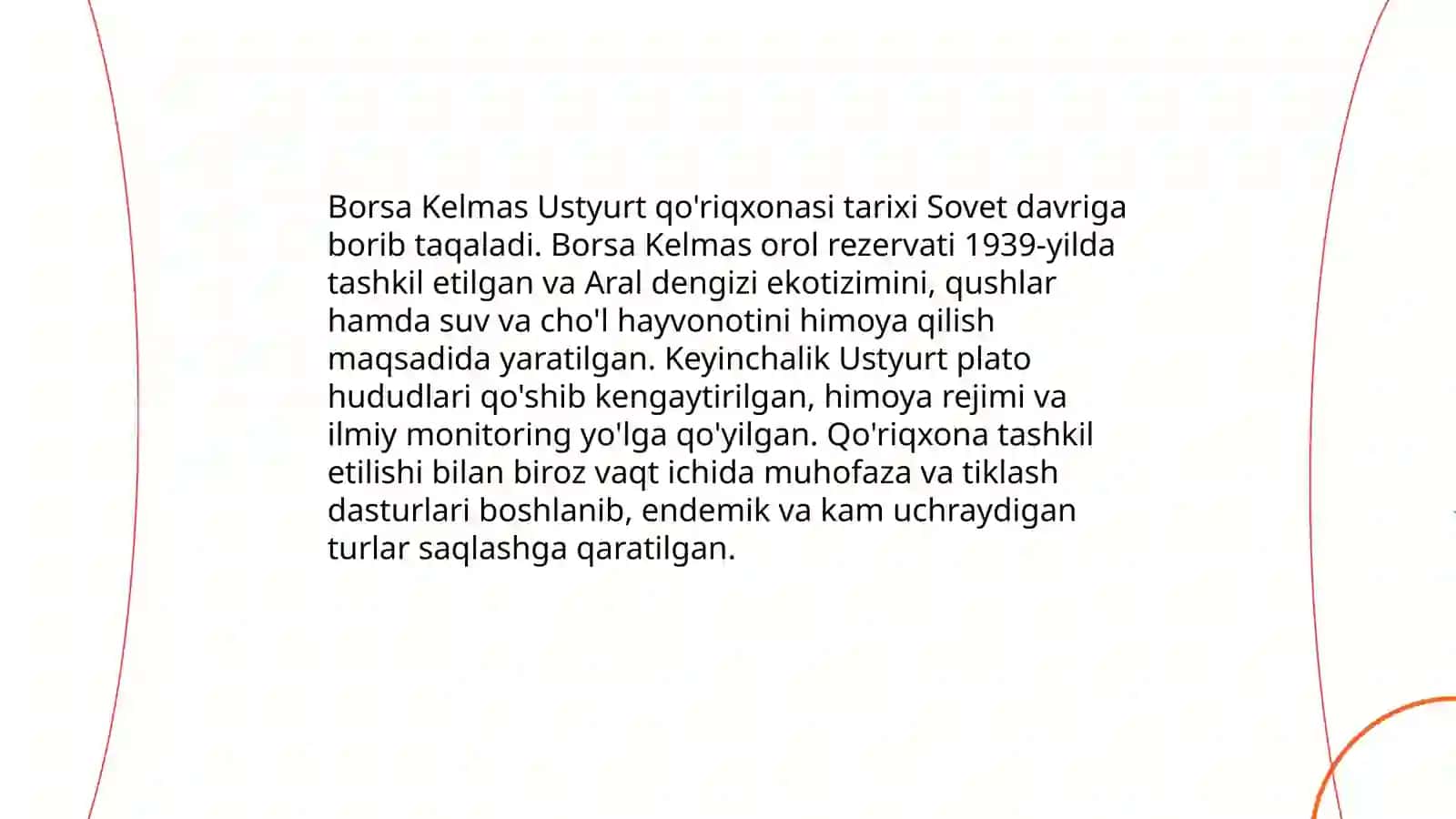 Borsa Kelmas Ustyurt qo'riqxonasi 3
