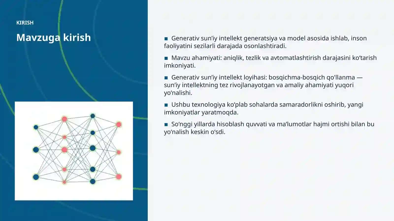 SUNʼIY INTELLEKT • PROFESSIONAL TAQDIMOT 3