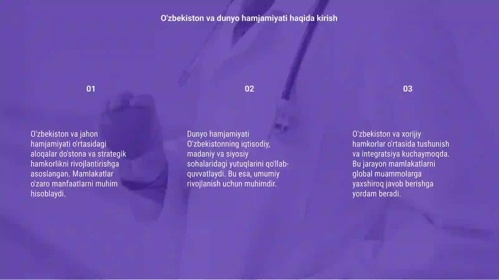 O'zbekiston va jahon hamjamiyati 3