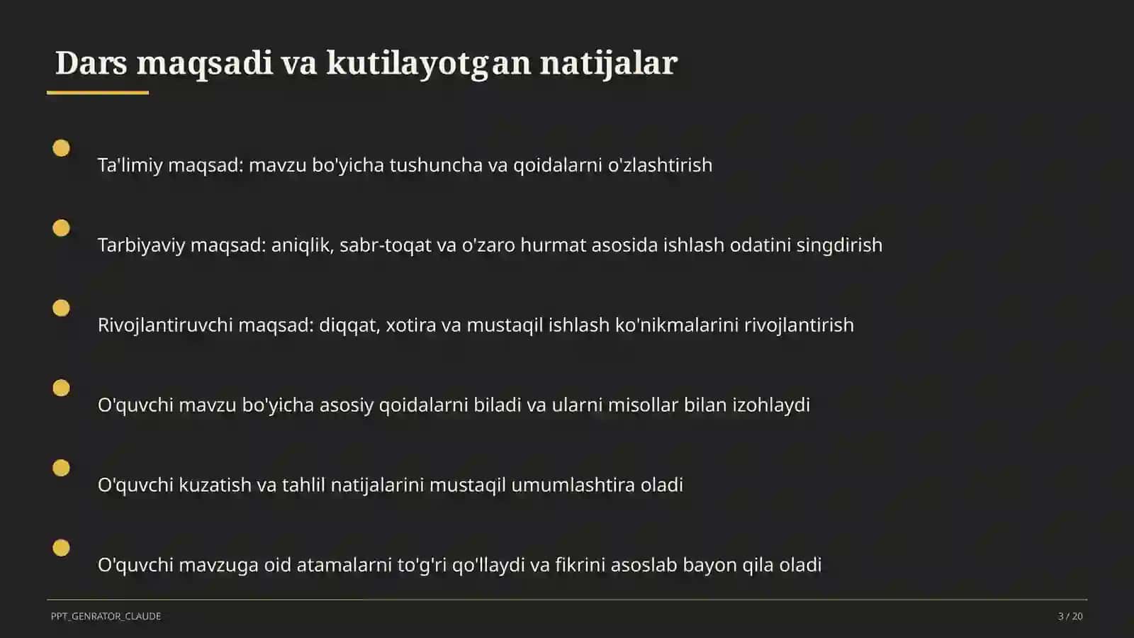 Hayot yo'lini tanlash: maqsad va reja (11-sinf) 3