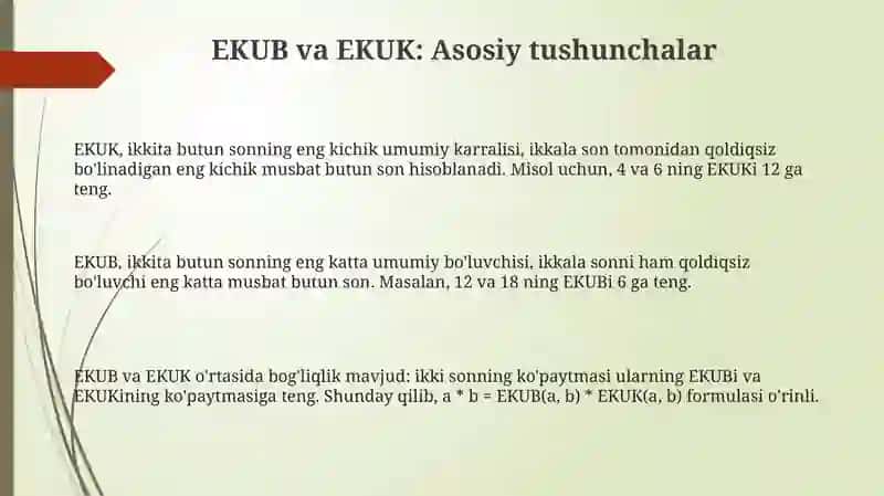 EKUB va EKUK 3