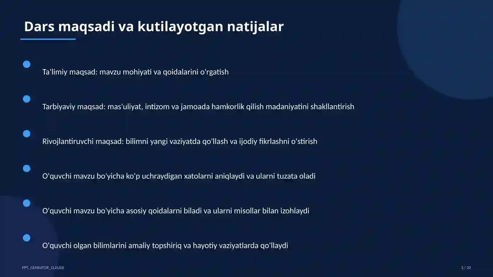 Sinf soati va tarbiyaviy tadbirlar 3