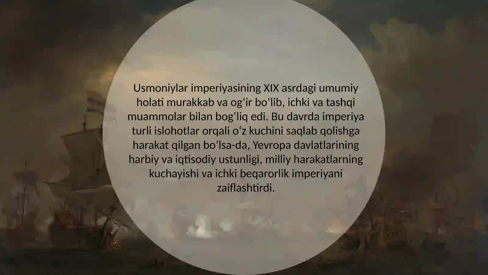 Usmoniylar imperiyasi XIX asri 3
