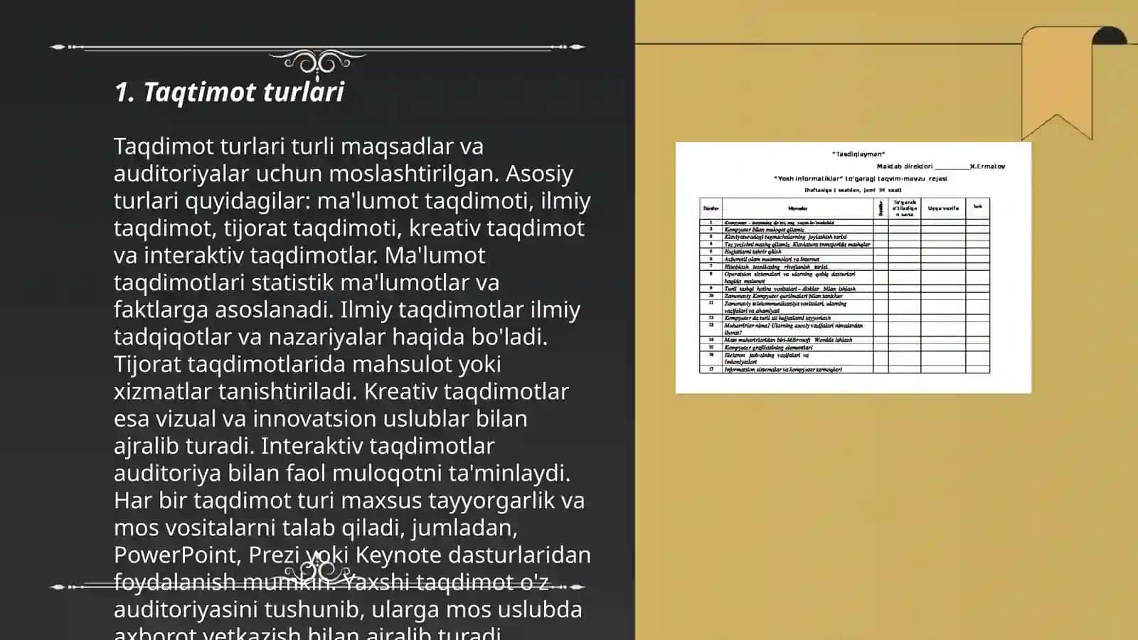 Taqtimot turlari 3