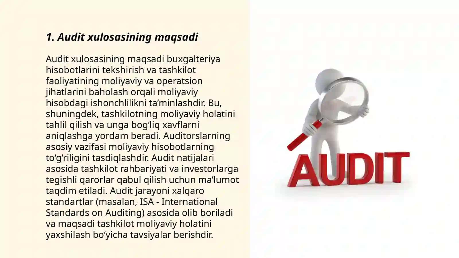 Audit xulosasi 3