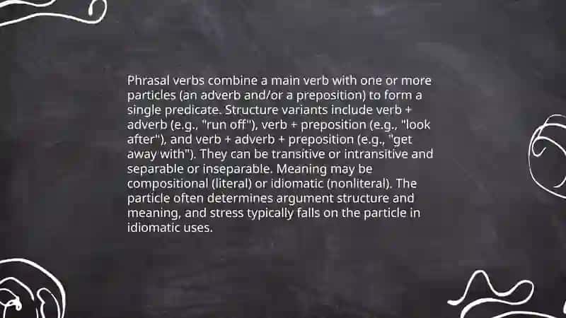 Phrasal verbs 3