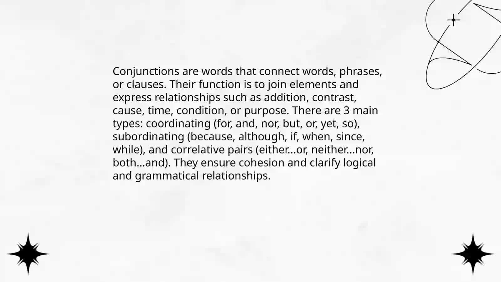 Conjunctions 3