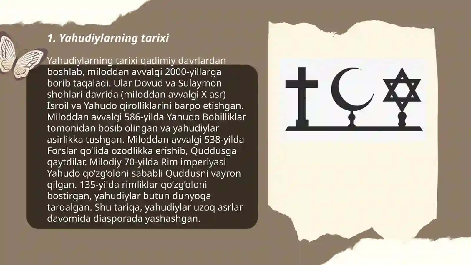 Tavrot yahudiylik dinining muqaddas kitobi 3