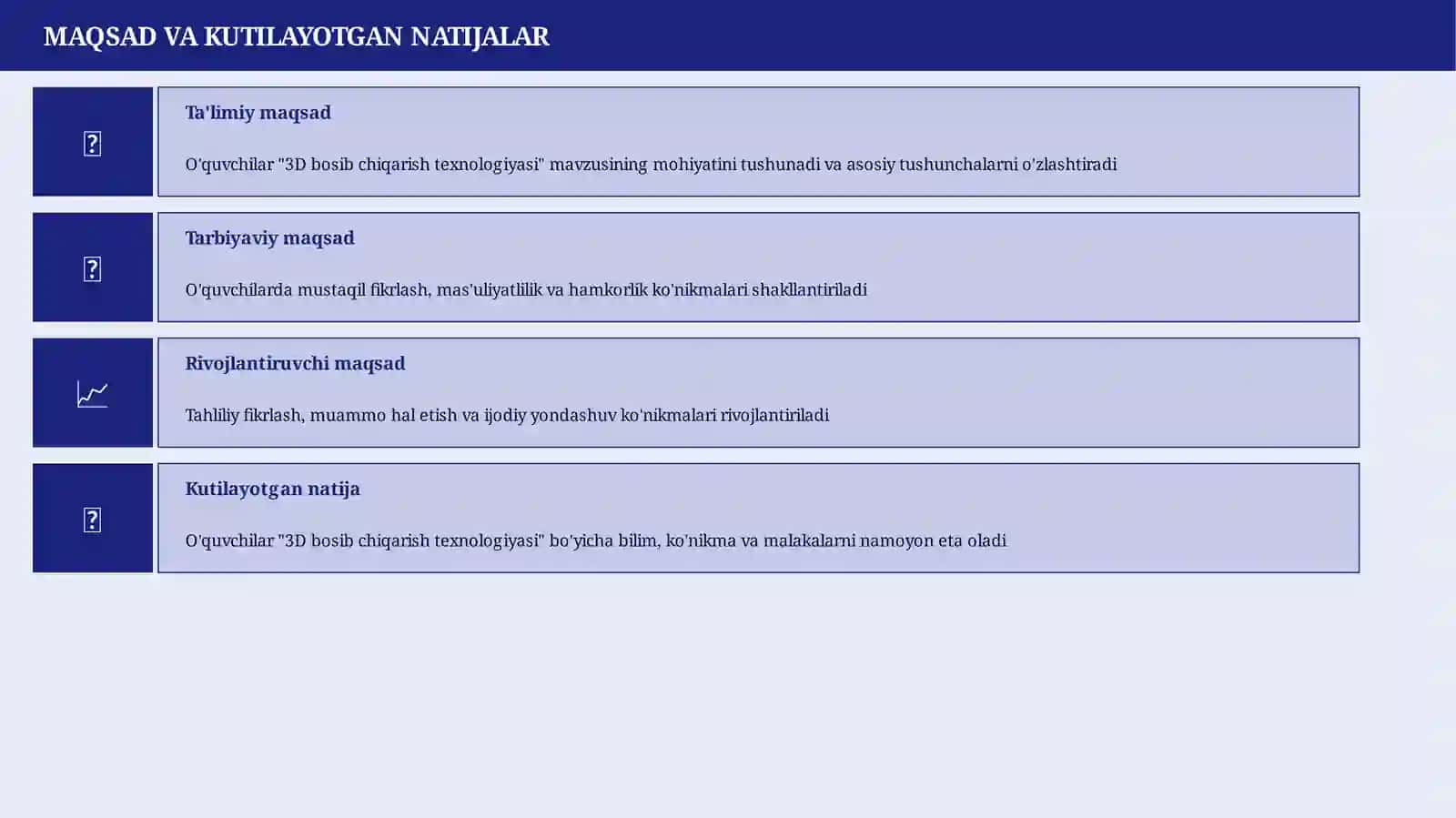 TEXNOLOGIYA LOYIHA 3