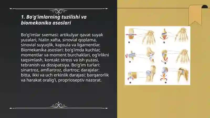Биомеханика суставов 3