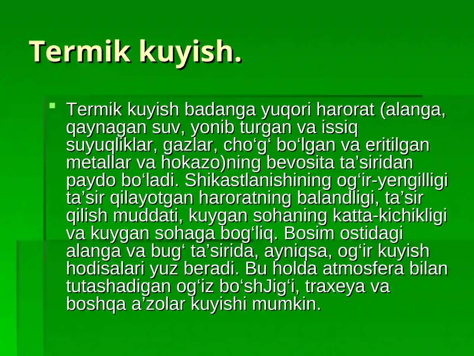 Elekrotravma. Kuyish 3