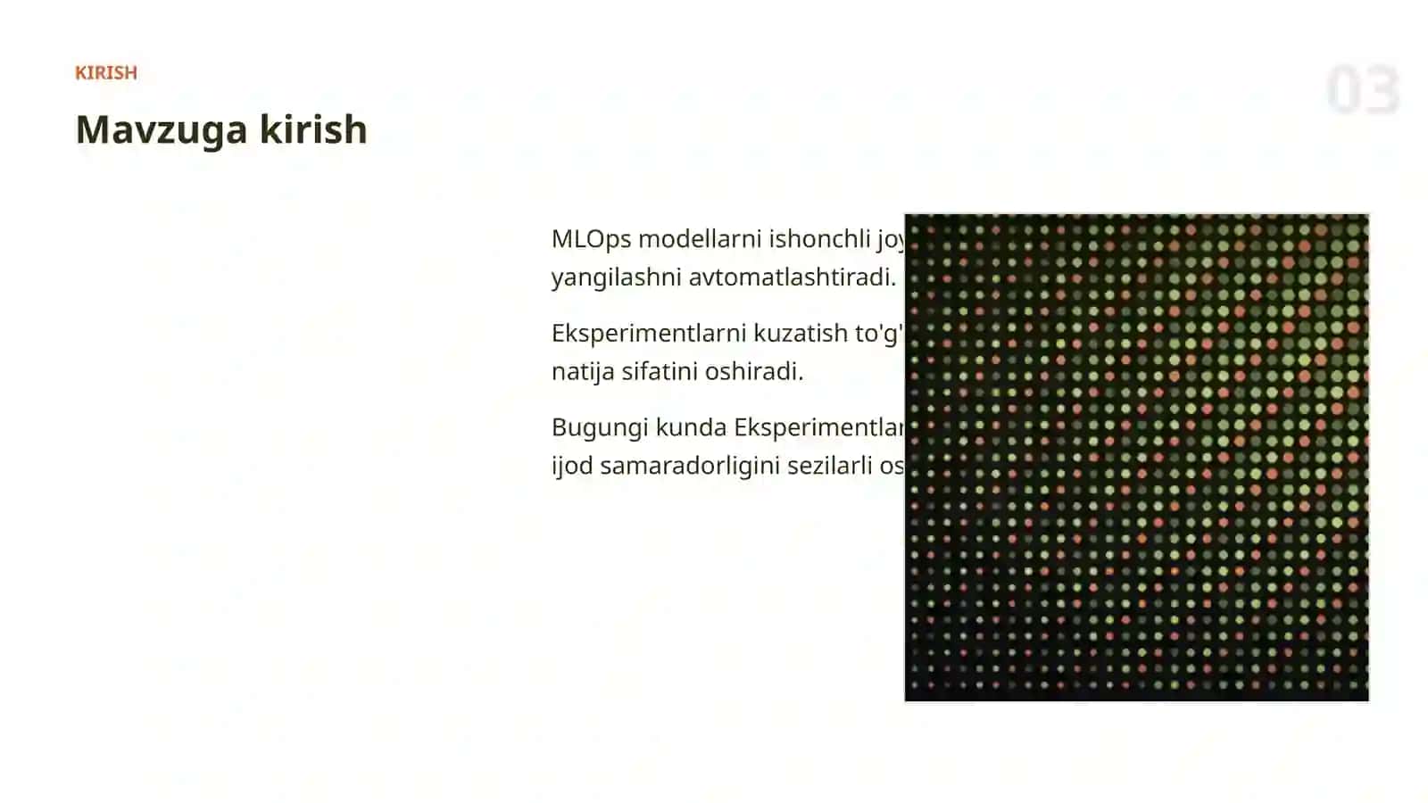 Eksperimentlarni kuzatish: amaliy qo'llanma 3