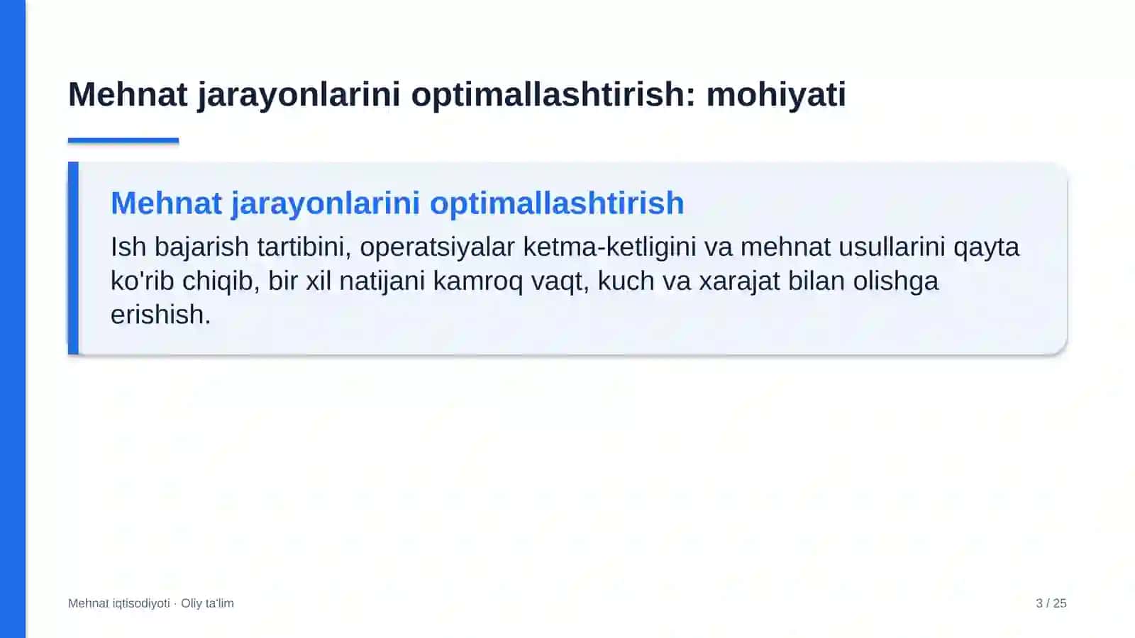 Lift xo'jaligida mehnat jarayonlarini optimallashtirish 3