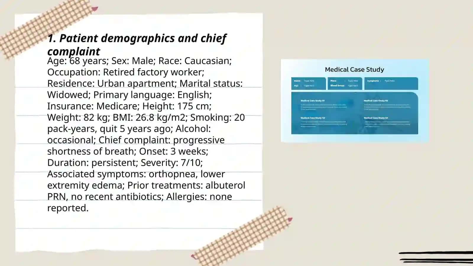 Clinical Case Analysis Presentation 3
