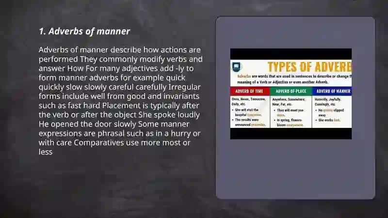 Types of adverbs 3