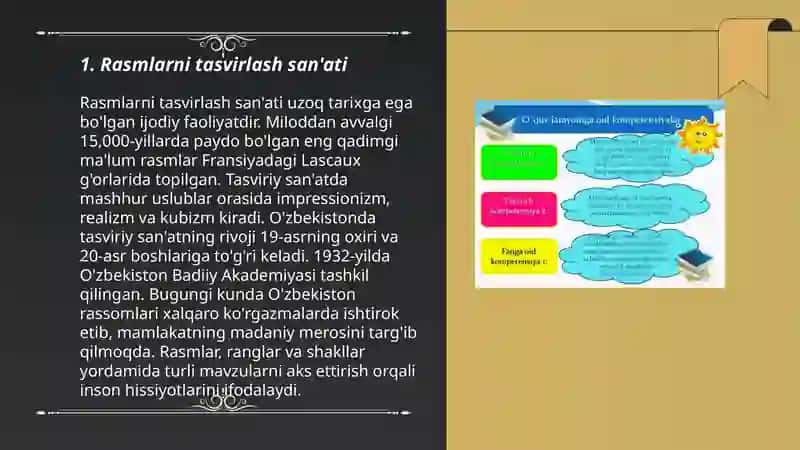Rasmlarni tasvirlash san'ati 3