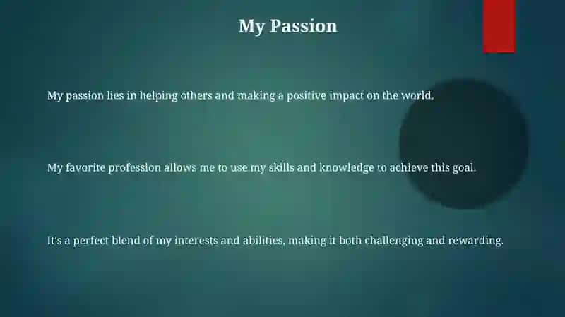 My favorite profession 3