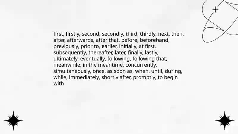 Recognizing sequence of events 3