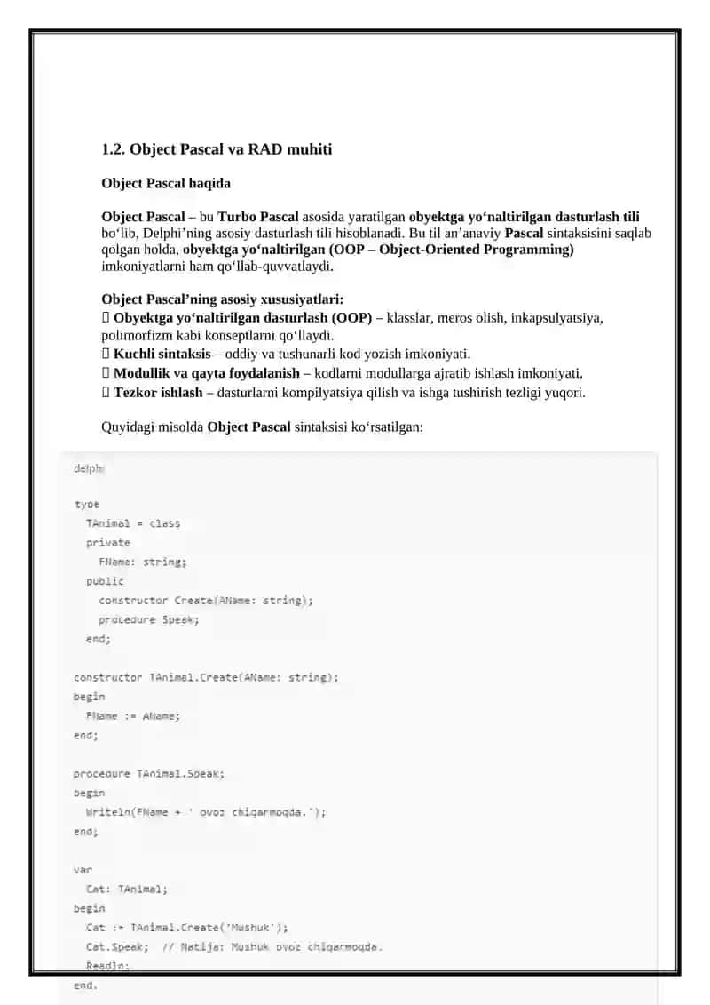 Delphi Dasturlash Tili 3