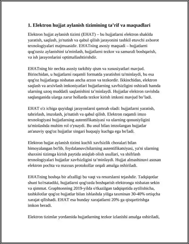Elektron Hujjat Aylanish Tizimlari 3