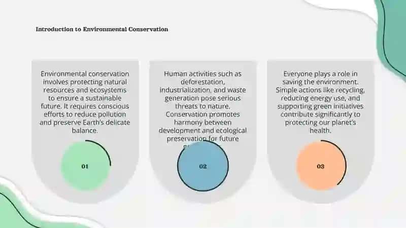 Environmental Conservation 3
