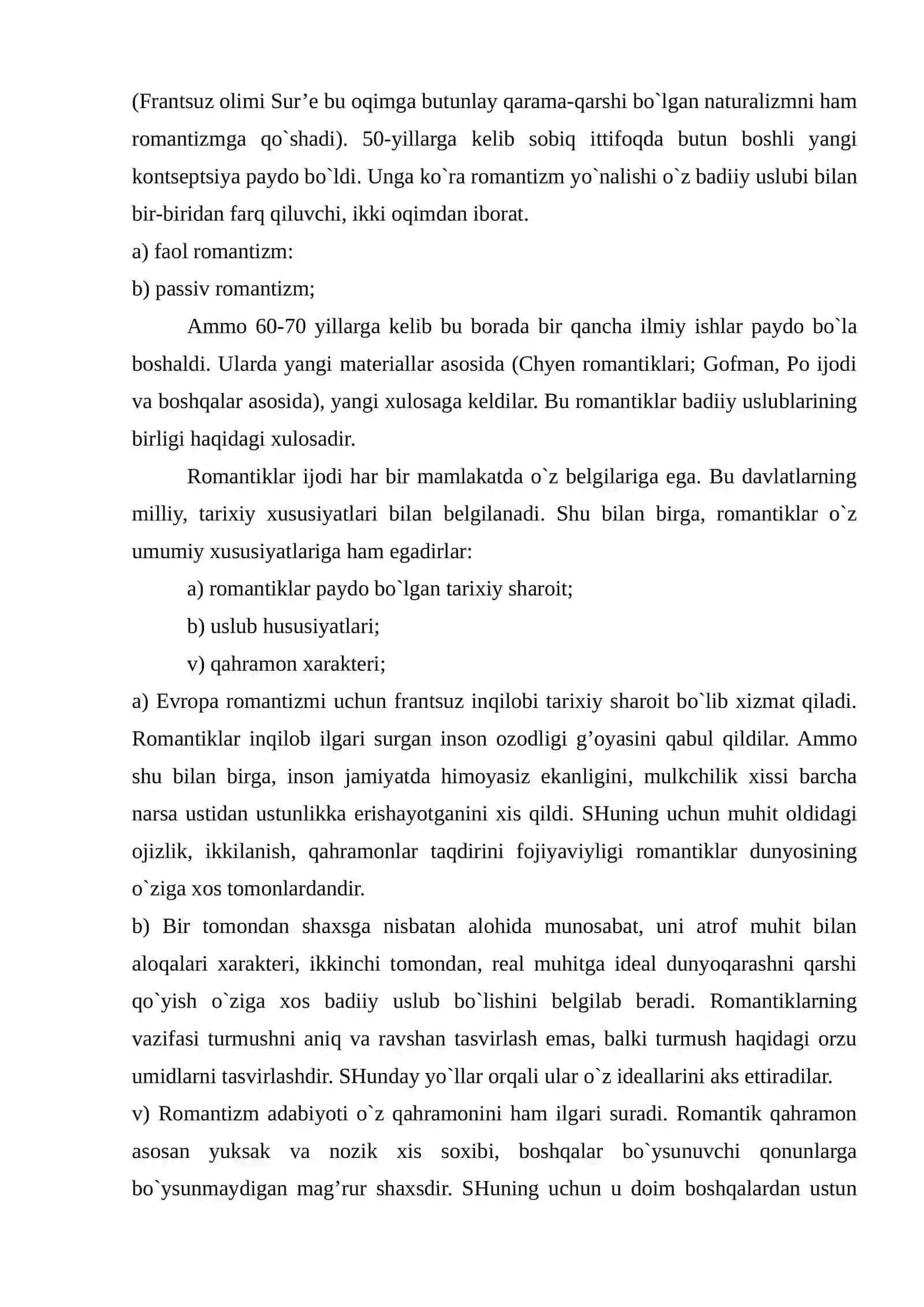 Romantizm adabiyoti 3