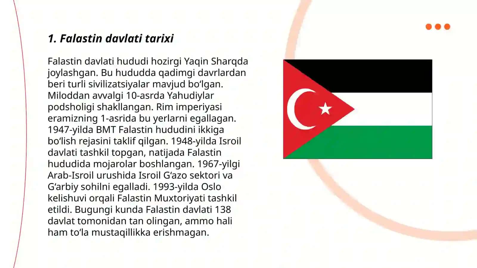 Falastin davlati tarixi 3