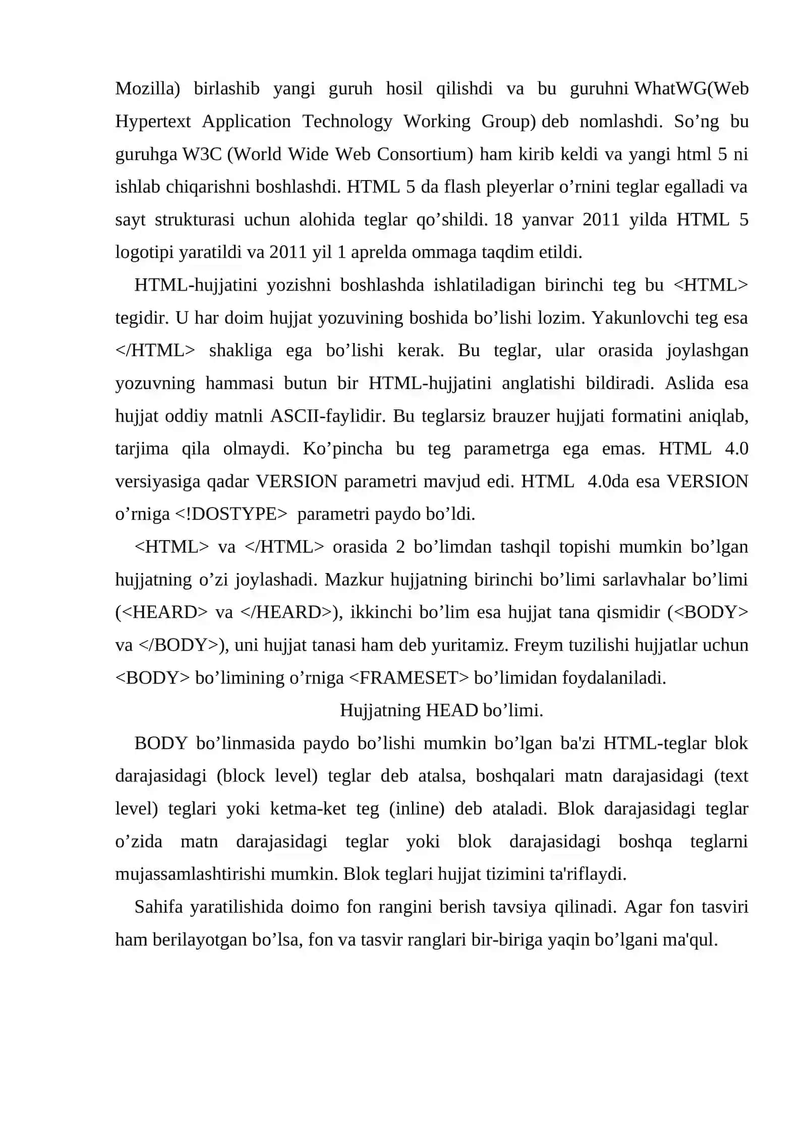 Kasbiy sohalar bo’yicha web sahifa yaratish 3