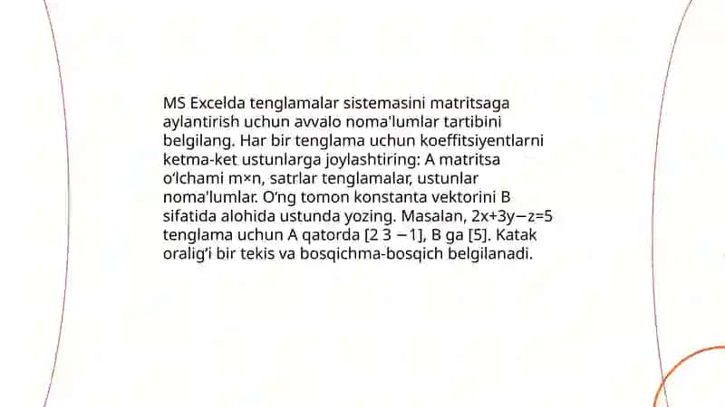 MS Excel dasturi 3