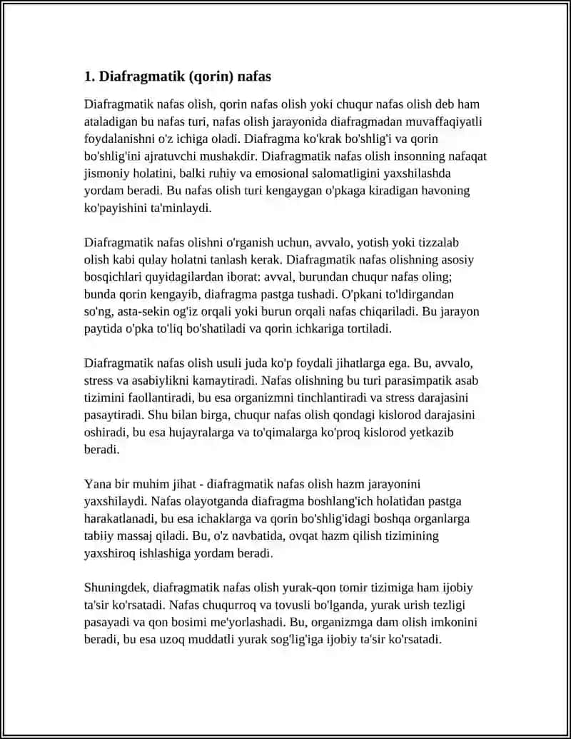 NAFAS TIPLARI 3
