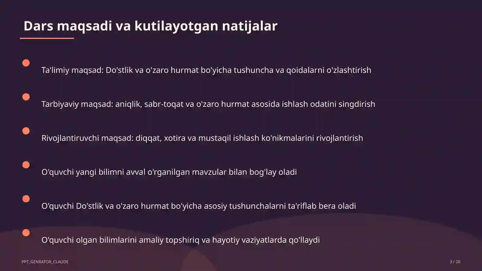 Sinf soati va tarbiyaviy tadbirlar 3