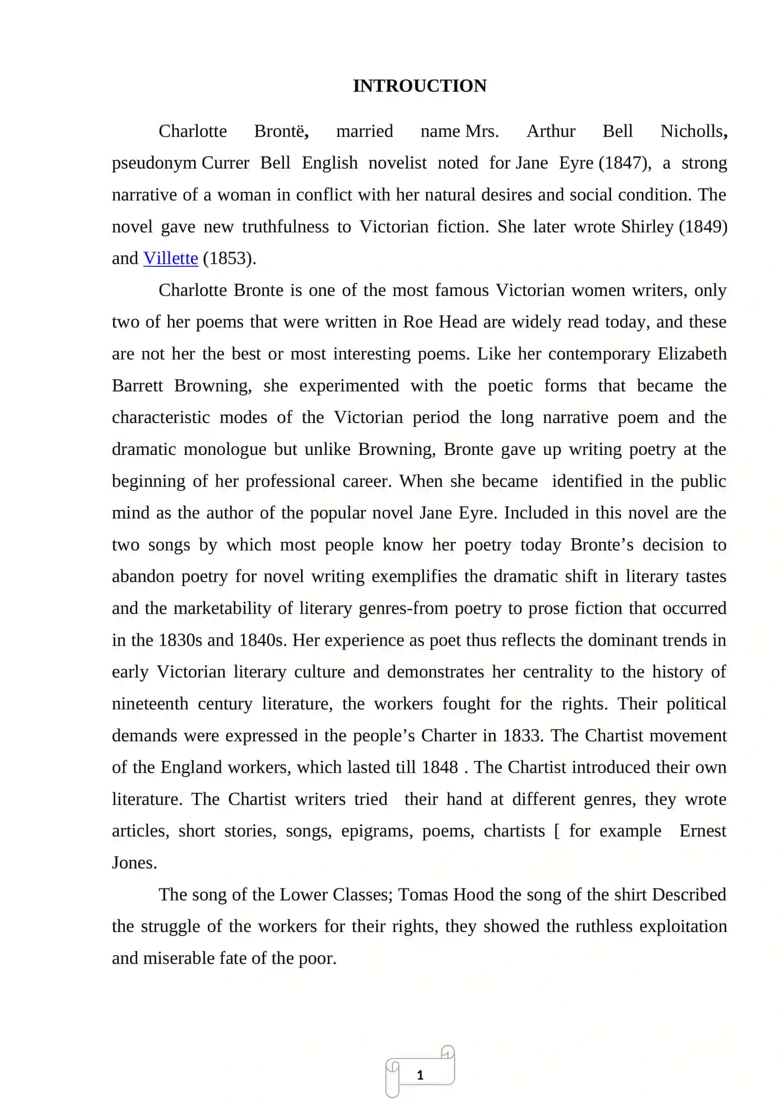 Brontë’s poems after her return to Roe Head 3