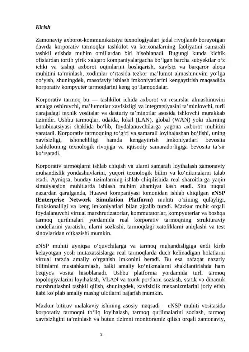 eNSP (Enterprise Network Simulation Platform) 3