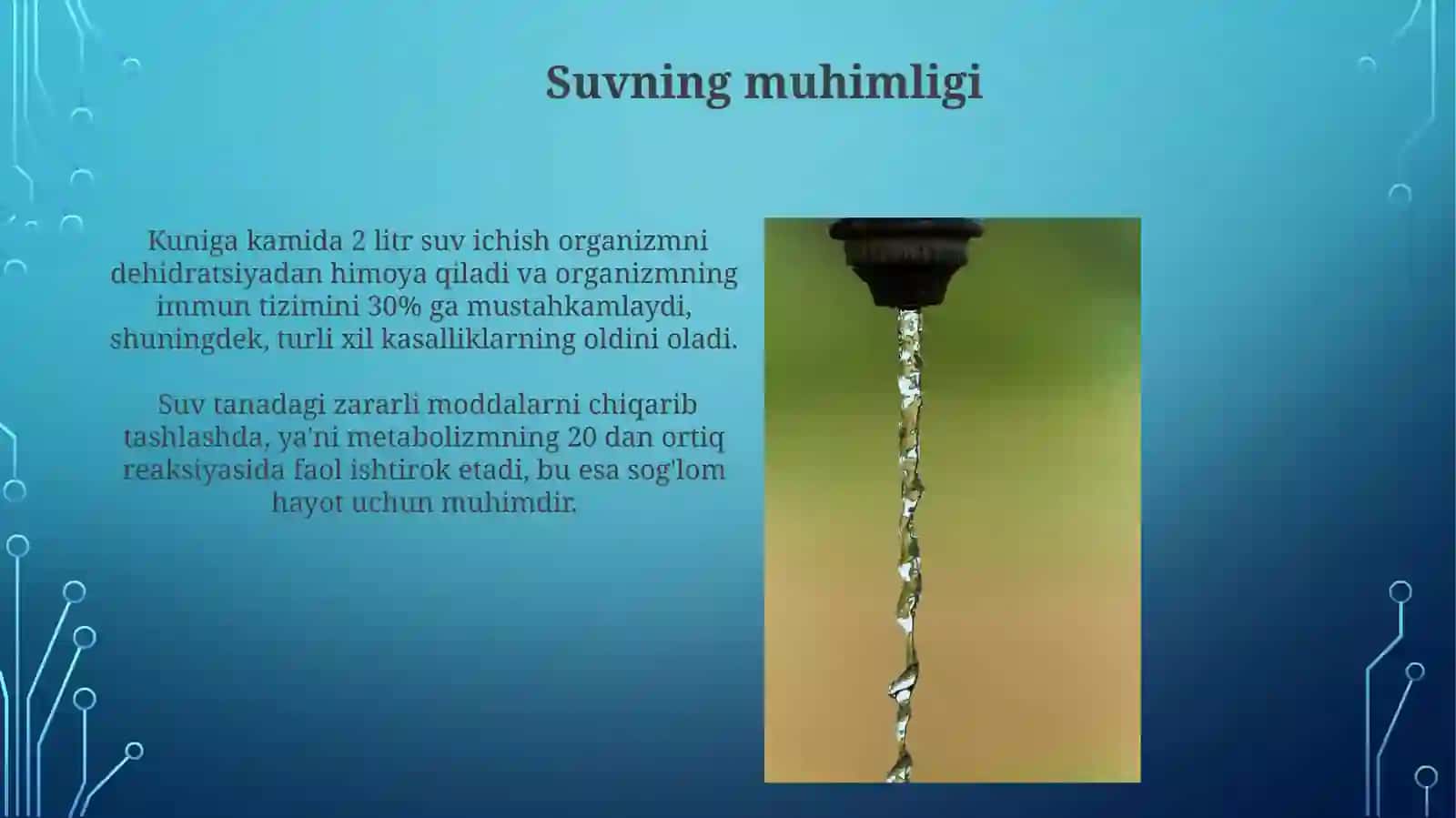Suvning tarkibiy qismi 3