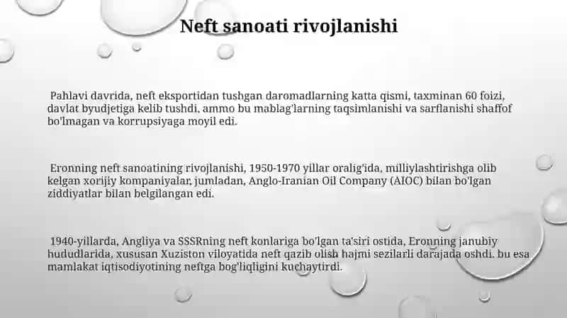 Pahlaviylar davrida Eron 3