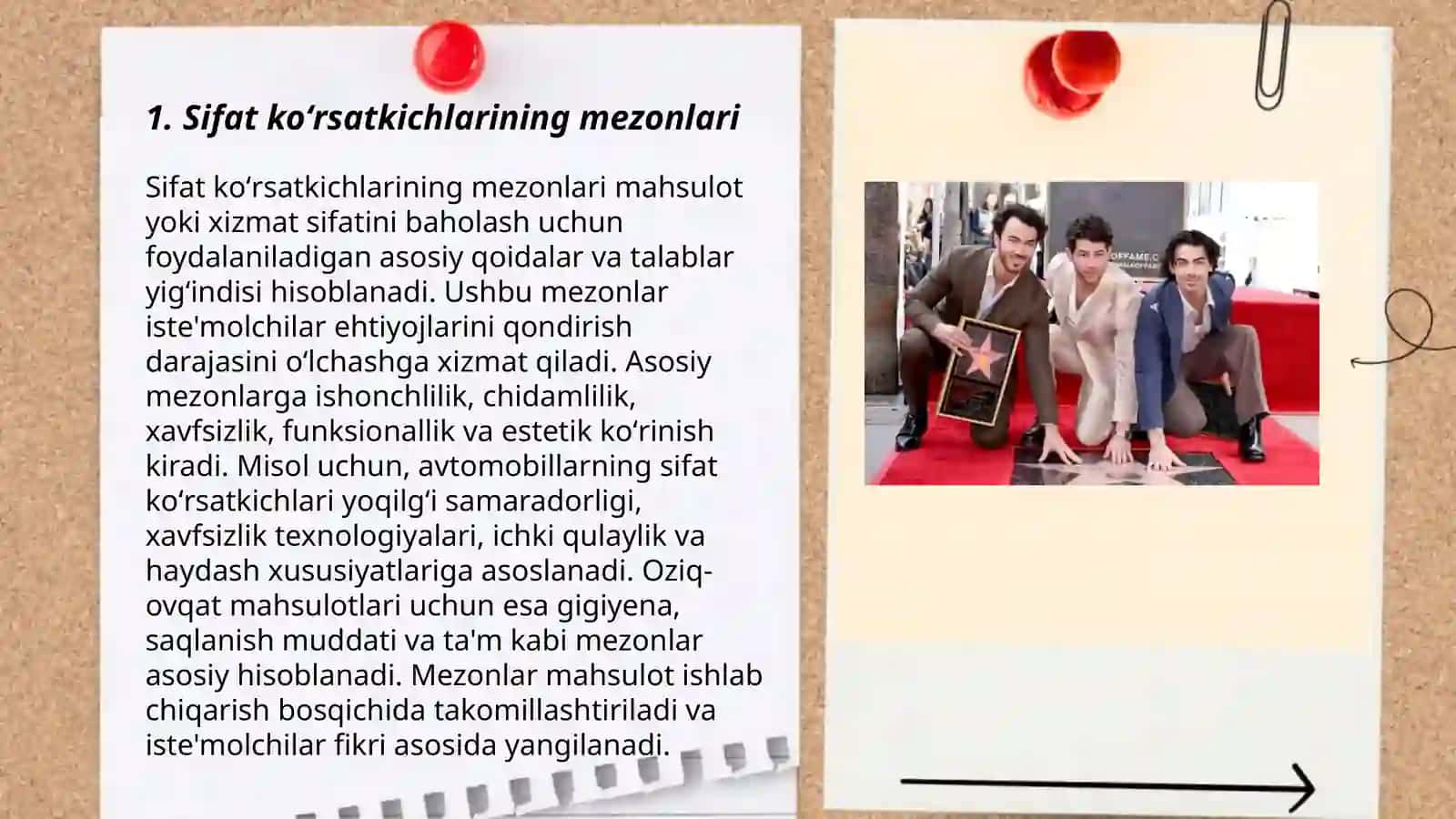 Sifat koʻrsatkichlari va ularning holatini baxolash. Sifatni oshiruvchi chora tadbirlar 3