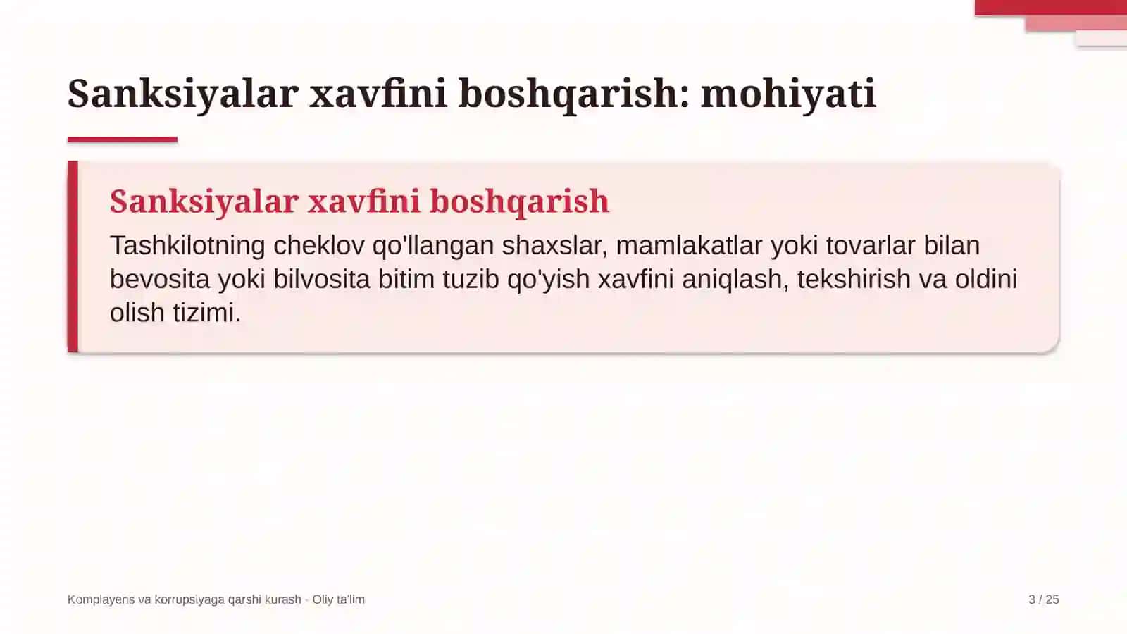 parrandachilik fabrikalarida sanksiyalar xavfini boshqarish 7099 3
