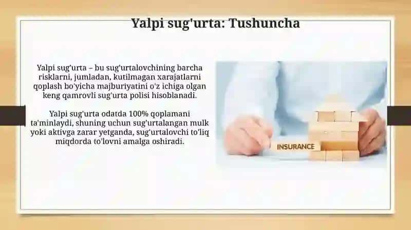 Yalpi sug'urta 3