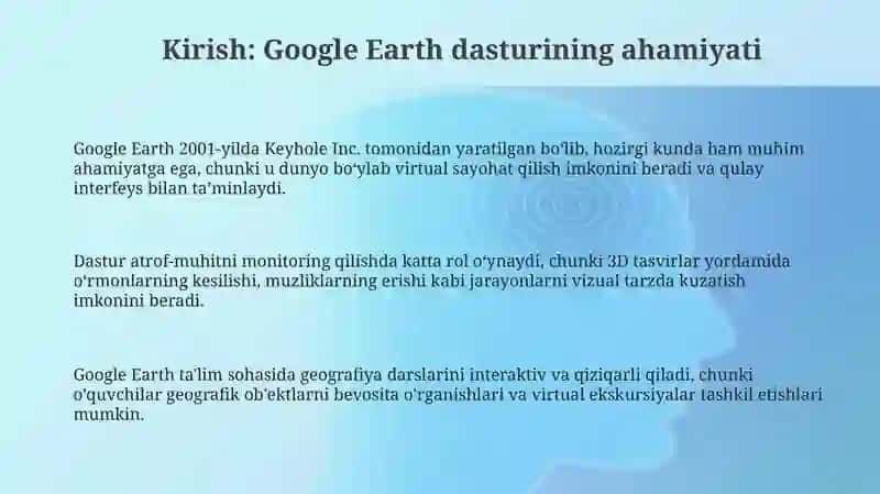 Google Earth dasturi va ahamiyati 3