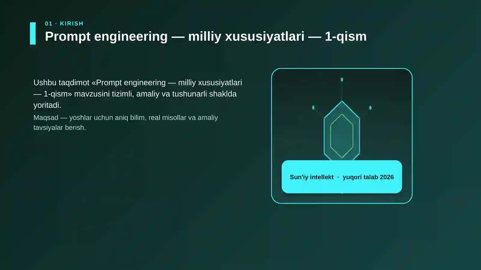 Prompt engineering — milliy xususiyatlari — 1-qism 3