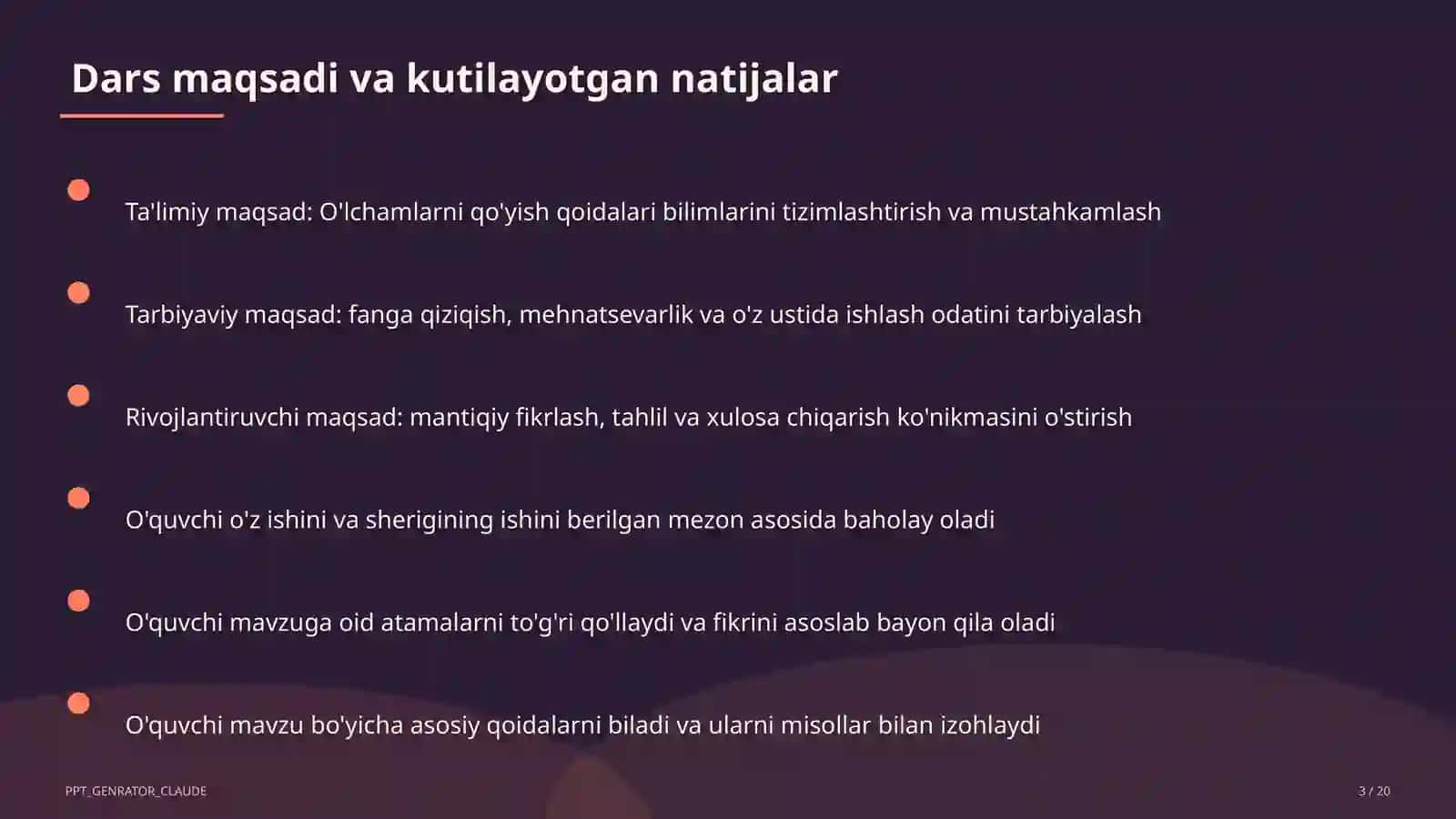 O'lchamlarni qo'yish qoidalari (8-sinf) 3
