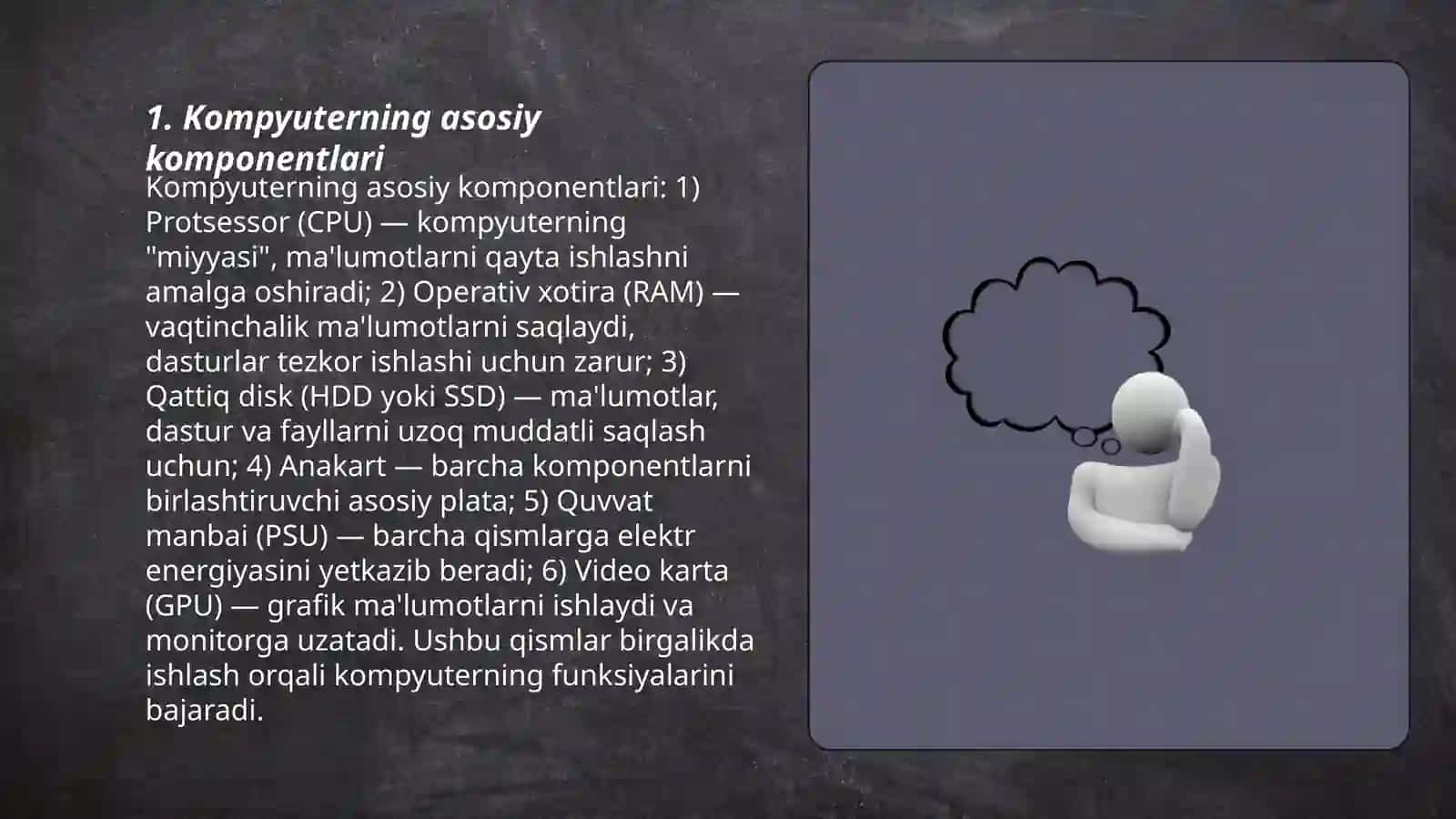Komputer savodxonligi 3