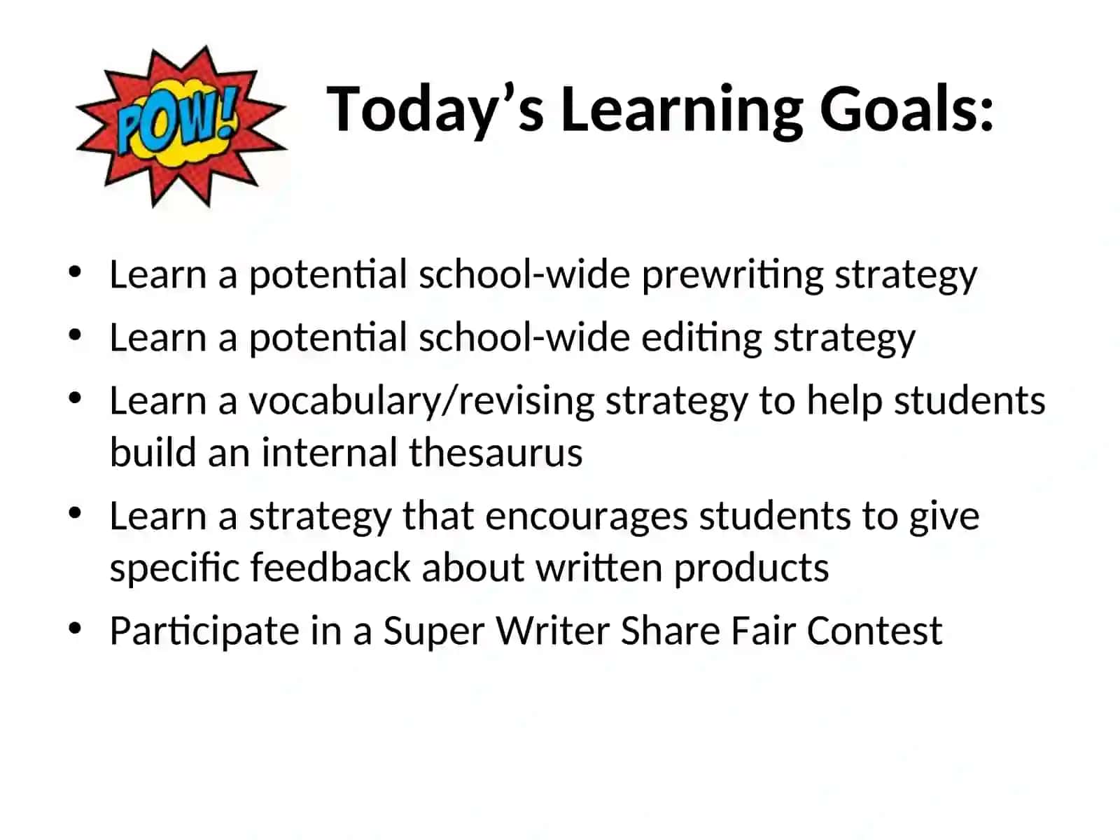 Setting up a SUPER Writing Workshop Within the Classroom 3