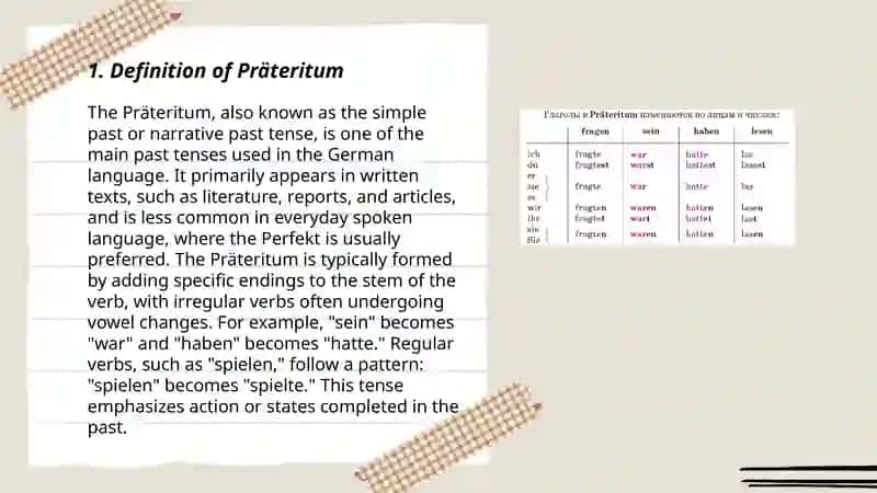 Präteritum 3