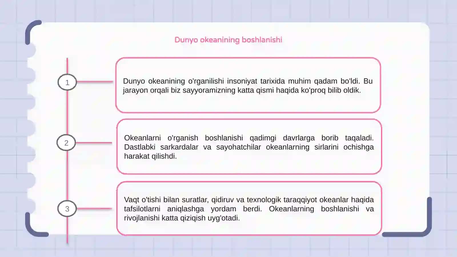 Dunyo okeanining o'rganilish tarixi 3