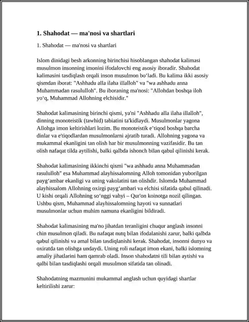 ISLOM DININING 5 TA ARKONI 3