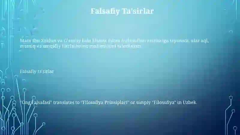 Ong Falsafasi 3