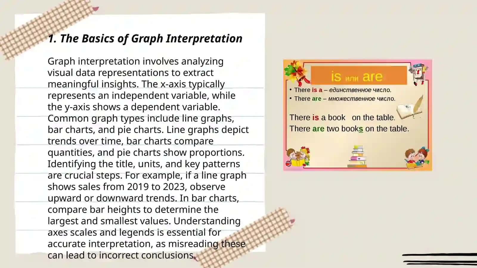 Describing visual data 3